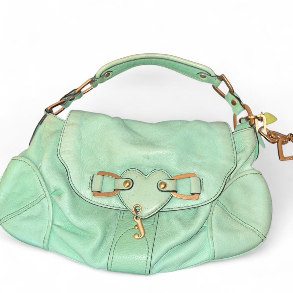 Juicy Couture Vintage 2000s Green leather handbag